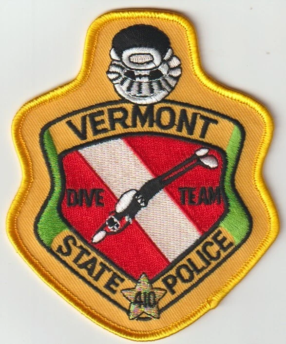 Vermont State Dive Team obsolete patch shipped from Australia - Image 1 of 1