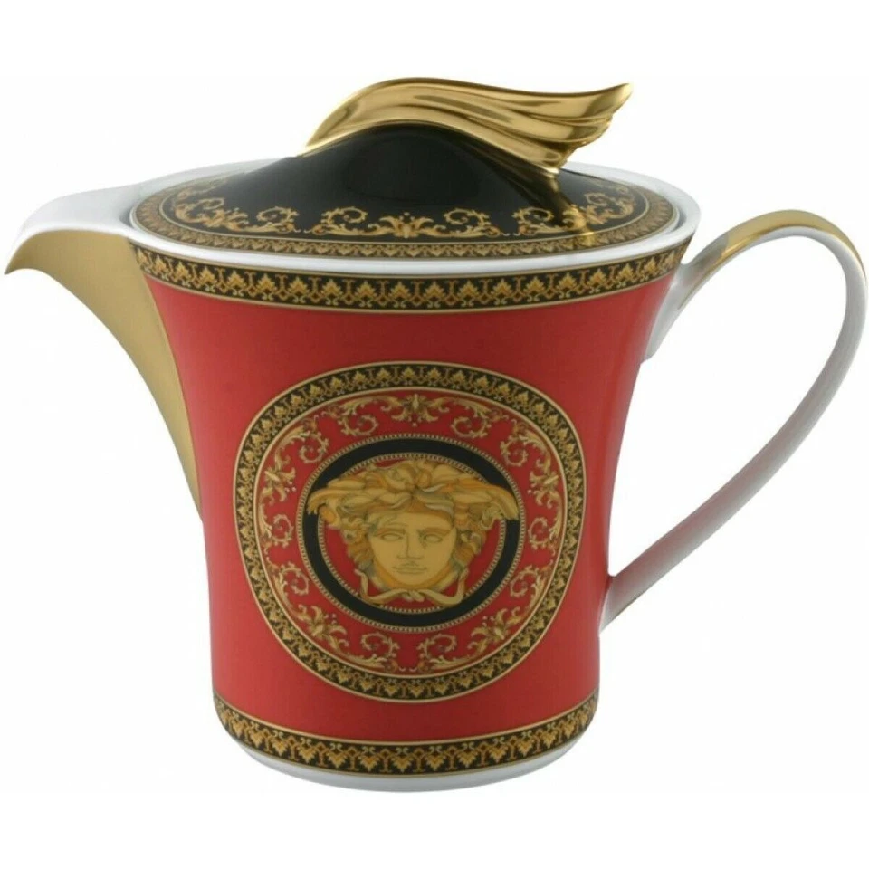 TETERA ROJA VERSACE BY ROSENTHAL MEDUSA 43 OZ #409605-14230 MARCA NUEVA EN CAJA AHORRA $ F/SH Foto 1 de 1