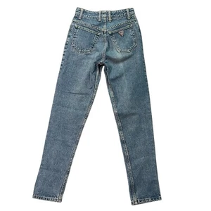 Guess Vintage Marciano 80s jeans Tapered Size 28 (24 waist) High rise Light wash - Picture 1 of 8