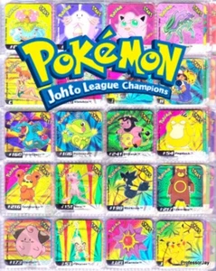 POKEMON GO CARD STAKS JOHTO LEAGUE CHAMPIONS MAGNET PANINI 2002 WOTC TCG - Picture 1 of 46