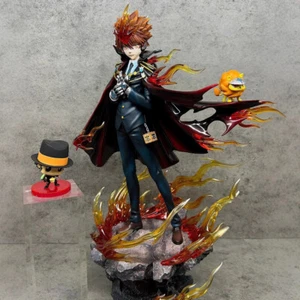 Anime HITMAN REBORN Sawada Tsunayoshi 35cm PVC Action Figure Statue Model Toy - Picture 1 of 6