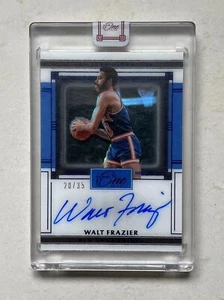 Panini One And One Walt Frazier First Team Signatures 2020-21 azul automático 20/35 - Imagen 1 de 2