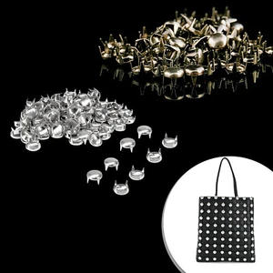2mm~16mm Round Nail Head Studs for Leather Purses Crafts Clothes Decoration DIY - Picture 1 of 31