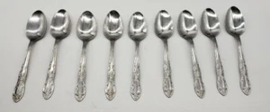 Oneida Venus 9 Pc Spoon Replacement Cutlery Floral - Picture 1 of 3