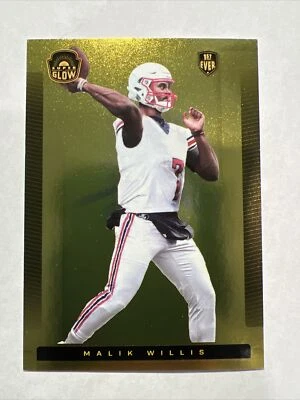 2021 Super Glow Sports Malik Willis Gold Foil #20 - Image 1 of 2