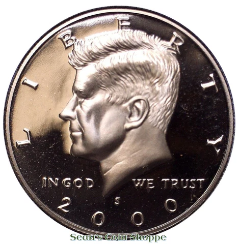 2000 S Clad Kennedy Half Dollar Gem Deep Cameo Proof San Francisco Ships Free! Cover