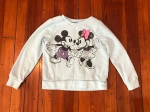 Disney Jumping Beans Softest Fleece Mickey & Minnie Mouse Print Size 4 - Picture 1 of 5
