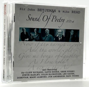 SOUND OF POETRY: SIR JOHN BETJEMAN & MIKE READ CD 2 DISC SET EU IMPORT 2008 - Picture 1 of 6