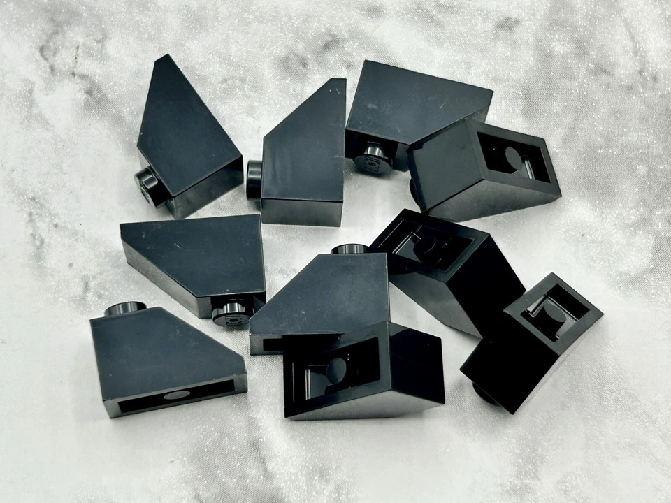 Lote Piezas Lego (10) ~ Pendiente Negra 45 2 x 1 ~ Nº 3040 Foto 1 de 1