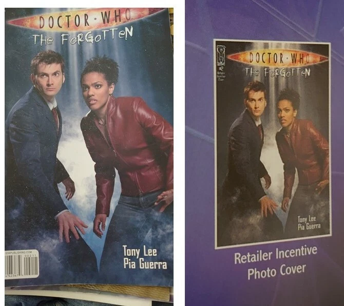 Doctor Who The Forgotten 2 Retailer Incencitive cover Lee Guerra comic Foto 1 de 1