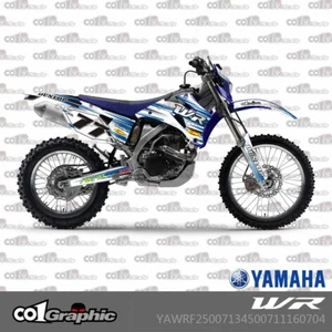 GRAPHICS DECALS STICKERS FULL KIT FOR YAMAHA WR250F 2007-2013 WR450F 2007-2011 - Picture 1 of 1