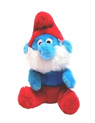 Rare Vintage 1981 Papa Smurf Plush Wallace Berie & Co.  - Image 1 of 4