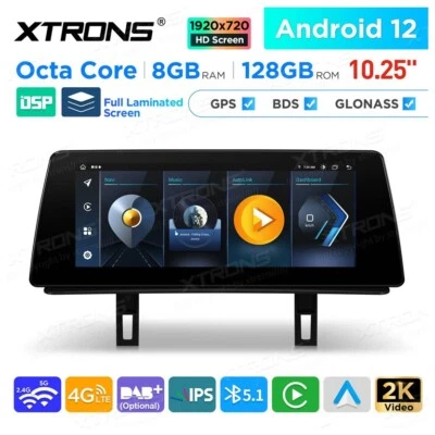 AUTORADIO ANDROID 12 8/128GB BMW SERIE 1 2004-2012 NAVIGATORE CARPLAY NO DISPLAY - Immagine 1 di 4