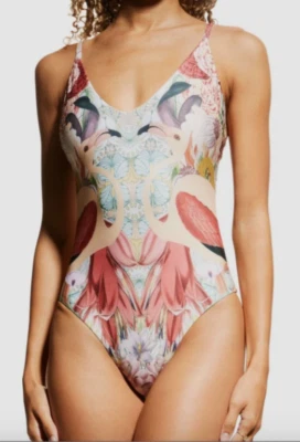 Купальник женский Carolina K большой мульти фламинго цельный Marieta - Изображение 1 из 4