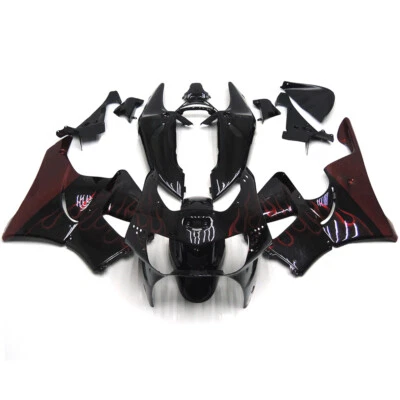 Black Red Fairing Body Kit for Honda CBR900RR 919 1998 1999 ABS Plastic Bodywork - Imagem 1 de 4