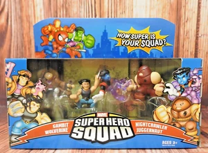 Superhero Squad: X-Men Unite: Juggernaut Attacks! 2007 NEW gambit nightcrawler - Picture 1 of 15