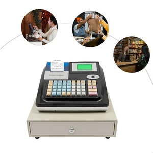 Elektronische Kasse Registrierkasse Supermarkt Kiosk Einzelhandel Kassensystem 1 - Bild 1 von 21
