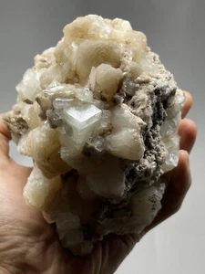 Racimo de zeolita verde apofilita y estilbita melocotón 2 lb 4,1 oz A2 - Imagen 1 de 12