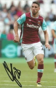 WEST HAM: JONATHAN CALLERI SIGNIERTES ACTIONFOTO + COA - Bild 1 von 1