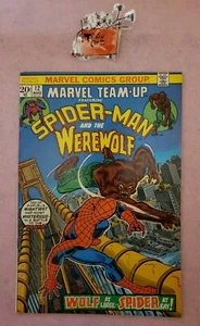 MARVEL TEAM-UP #12 (1973) SPIDERMAN & WEREWOLF BY NIGHT FN/VG COMIC MCU - Picture 1 of 10