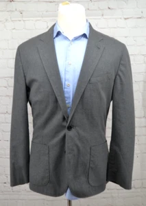 J. CREW Mens Slim Unstructured Thompson Blazer Heathered Cotton SIZE 42 Gray NWT - Picture 1 of 12