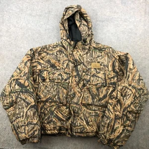 Game Winner Jacket Mens Large Mossy Oak Shadow Grass Camouflage Full Zip - Picture 1 of 13