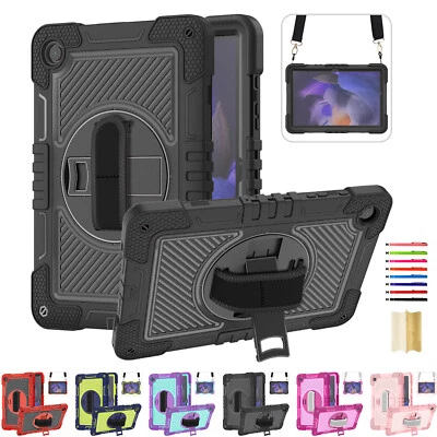 For Samsung Galaxy S9 FE+/S8/S7/S6/A9/A8 Rugged Case W/ WristBand&Shoulder Strap - Image 1 of 4