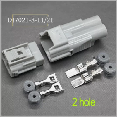 8mm² 2 Pin Auto Cable Wire Connector Plugs Waterproof Electrical Car High Power - Image 1 of 4