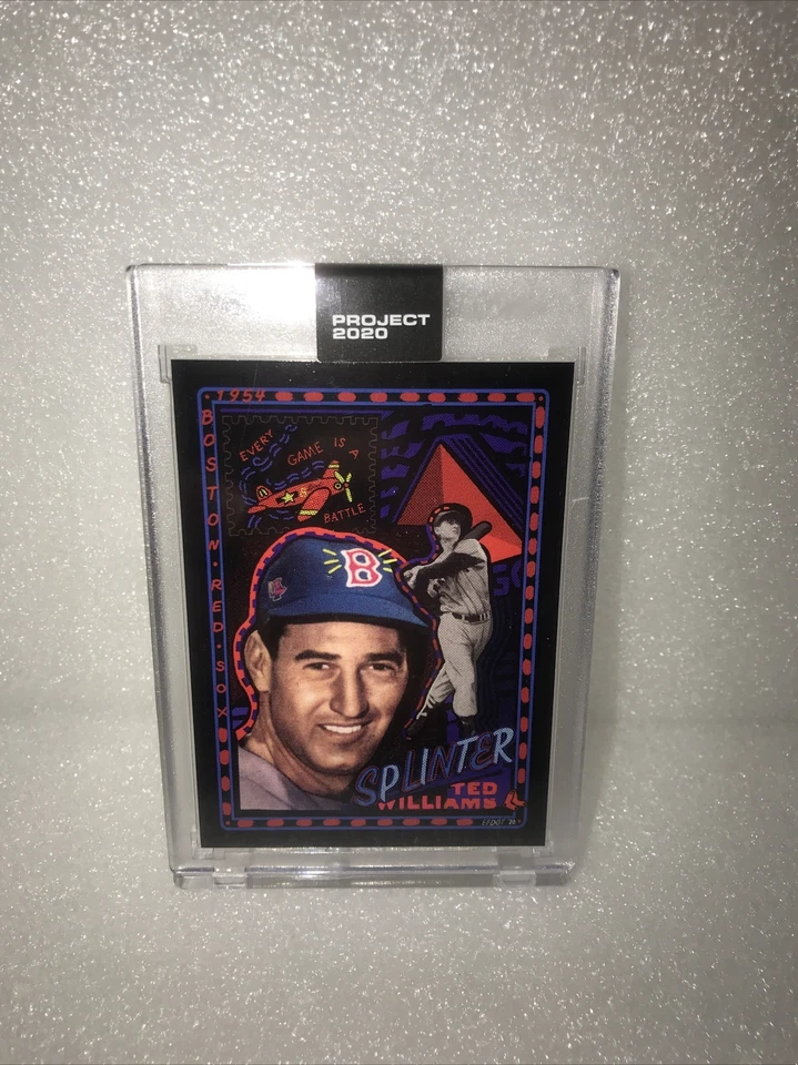 Topps PROJECT 2020 Card 74 - 1954 Ted Williams by Efdot - Image 1 of 4