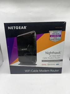 NETGEAR Nighthawk AC1900 WiFi Cable Modem Router - C6900 - Used - Picture 1 of 17