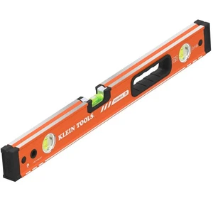 Klein Tools 93524MAG Magnetic Box Beam Level, 3 Vial, 24-Inch - Picture 1 of 8