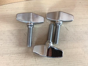 ROLAND Lot of 3x WING BOLT Thumb Screw Parts V-Drum Hardware Mount 8mm M8 Thread - Picture 1 of 3