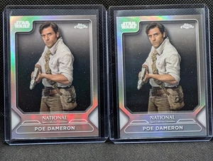 2025 Topps Chrome The National Star Wars #SW14 Poe Dameron x2 (NS150) - Bild 1 von 2