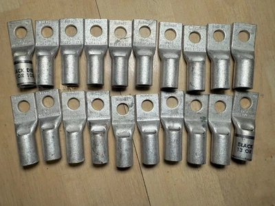 Burndy YA-L-N125-2/0 STR Lug Compression Connector 1-Hole YALN125-2/0- Qty. 20 - Image 1 of 2