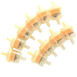 10x ATV Quad Petrol Gas Inline Fuel Filter Dirt Pit Bike Minimoto Motorcycle-b - Picture 1 of 12