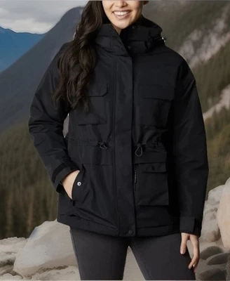 Chaqueta Columbia Street Trekker™ Negra WL0360-010 Mujer’s Talla M Omni-Tech Nueva con Etiquetas Foto 1 de 4