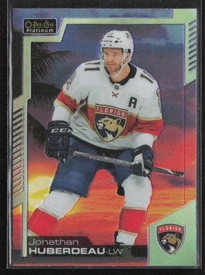 2020-21 O-Pee-Chee Platinum - Jonathan Huberdeau #20 Sunset - Image 1 of 2