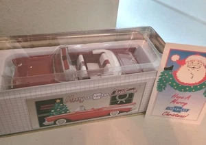 New! Christmas 57' Chevy Roadster Diecast CAR In A Collectors Tin, Red - Picture 1 of 13
