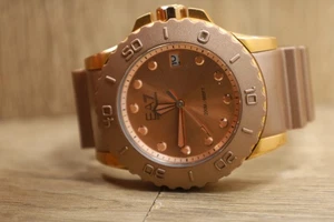 EMPORIO ARMANI Mens EA7 Watch Model AR-6082 Rose Gold New Batt - Picture 1 of 6