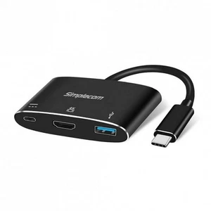 Simplecom USB 3.1 Type C to HDMI USB 3.0 Adapter with PD Charging Support DP Alt - Picture 1 of 1