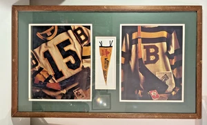 Whitby Dunlops 1958 Mini Pennant Hockey Framed 2X Photos Matted Framed - Picture 1 of 11