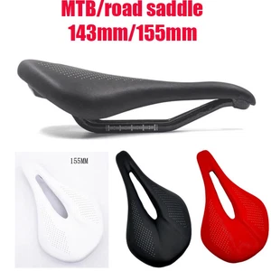 Carbon Road Mountain Bike Saddle for Man Cycling Saddle Trail Comfort Races Seat - Picture 1 of 44