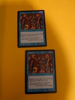 Insight x2 Enchantment Tempest. Old Vintage. Magic the Gathering 2 Card - Image 1 of 4