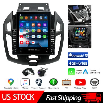 Fit For 2014-18 Ford Transit Connect Car Radio Player GPS Navi Bluetooth Carplay Foto 1 de 4