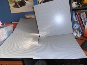 4 x Lego Large Grey Base Plates 38 X 38cm Building Board - Picture 1 of 3