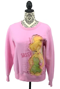 DISNEY STORE EXCLUSIVE Women's Crewneck Sweatshirt - Tinker Bell - SASSY Small - Picture 1 of 5