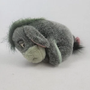 Vintage Disney Store Winnie Puuh Eeyore 7 Zoll Mini Sitzsack grau Plüsch - Bild 1 von 11