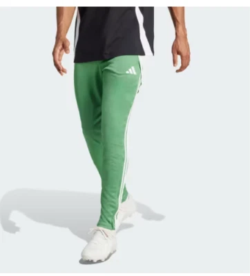 adidas Tiro Track Pants Mens XL AeroReady Knit Soccer Training Green White - Image 1 of 4