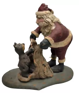 American Chestnut Folk Art Figur I Saved The Best For Last AM1211 Vintage 1999 - Bild 1 von 10