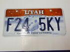 F24 5KY = 2000`s Ski Utah Life Elevated Greatest Snow On Earth license plate